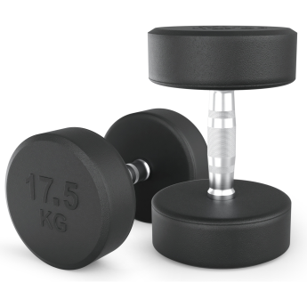 Гантель круглая UNIX FIT PRO обрезиненная 17,5 кг