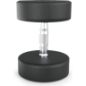 Гантель круглая UNIX FIT PRO обрезиненная 25 кг, 2 шт. DBRND25PBKx2