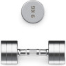 Гантель UNIX FIT PRO круглая хромированная 9 кг, 2 шт. DBRND9PCEx2